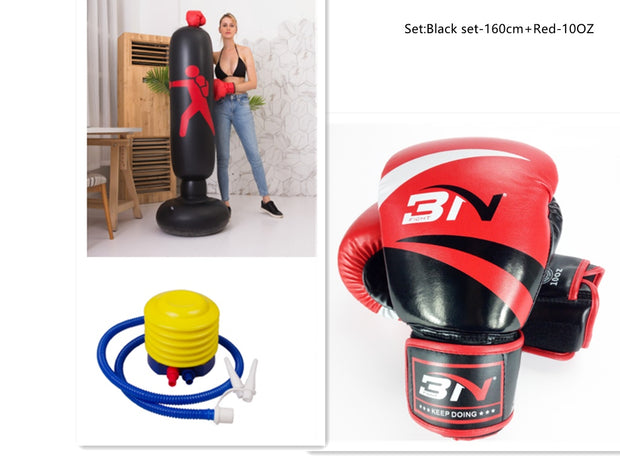 Boxing Punching Bag Inflatable Free-Stand Tumbler Sandbag